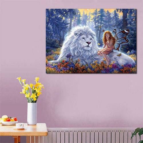 5D DIY Animal Diamond Painting Embroidery Cross Stitch Craft Wall Home Decor