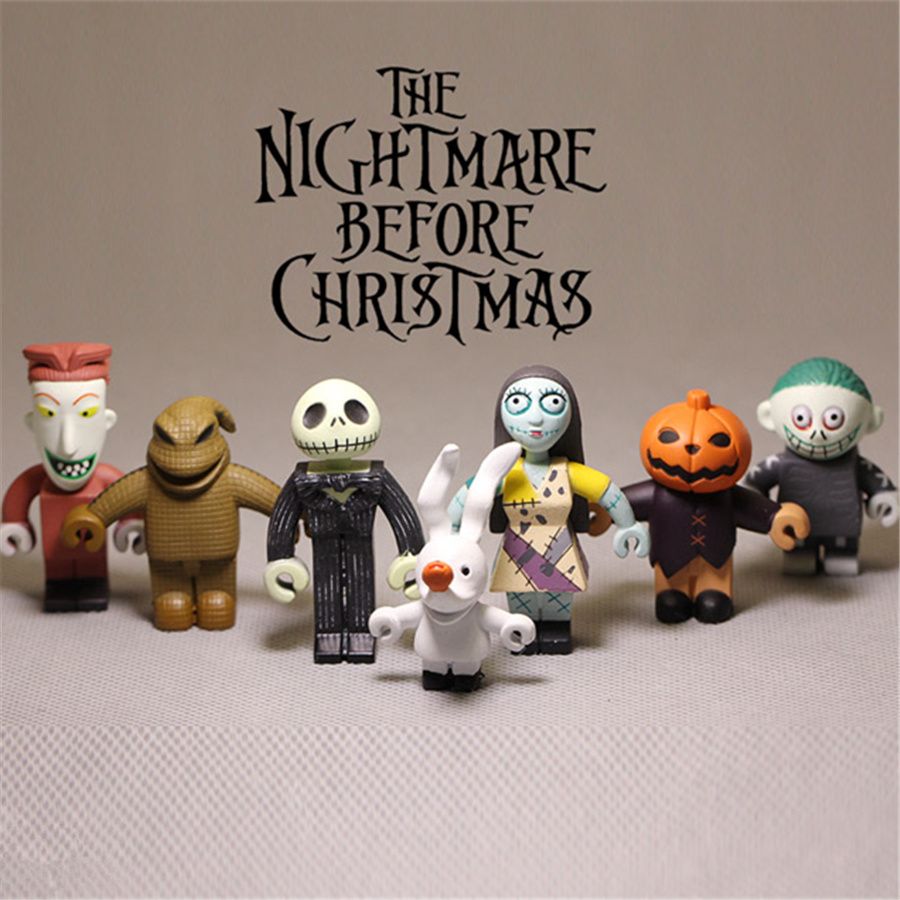 Grosshandel 7 Stuck 5 7 Cm Die Alptraum Vor Weihnachten Jack Skellington Sally Barrel Schloss Action Figure Modell Spielzeug Weihnachtsgeschenk Spielzeug Von Haoxinsgame2 15 49 Auf De Dhgate Com Dhgate