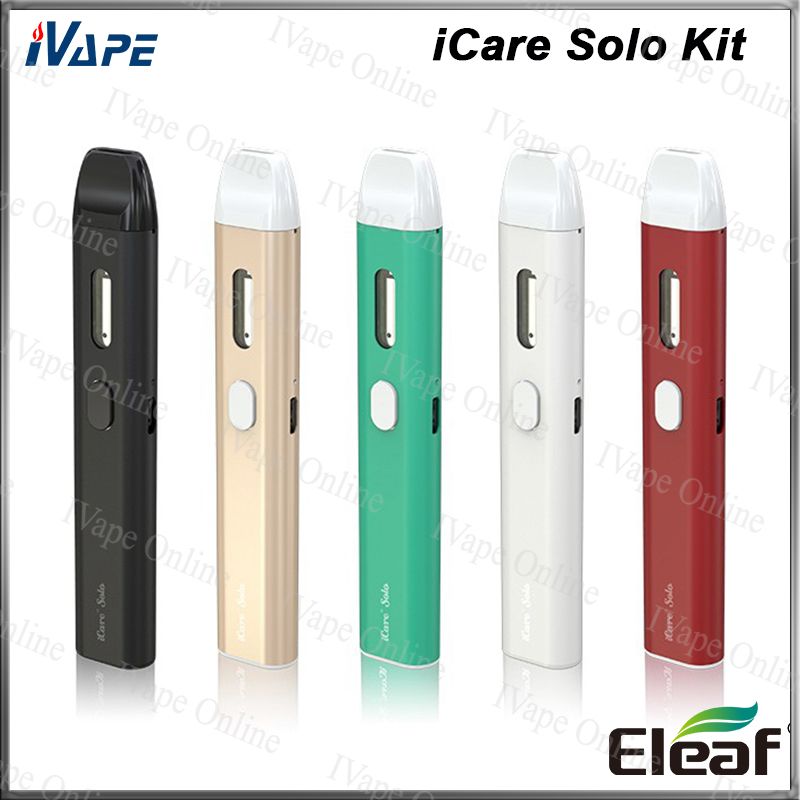 Eleaf Icare Solo Starter Kit 350mah With Interal Tank 1 5ml 1 1ohm Ic Coil Head All In One Kit 100 Original Cigarette Kits Cost Of E Cigarette Starter Kit From Aspireagent 9 14 Dhgate Com