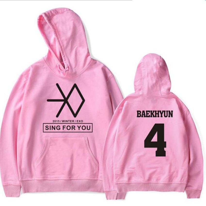 korean pink hoodie