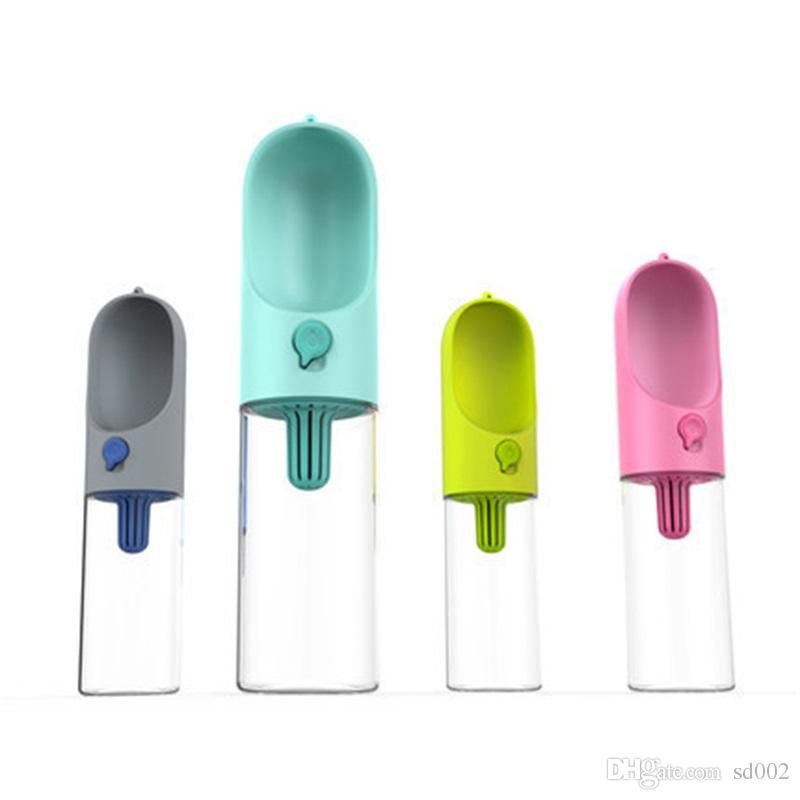 2019 Puppy Cat Feeding Water Bottle Portable 400ml Dog Outdoor