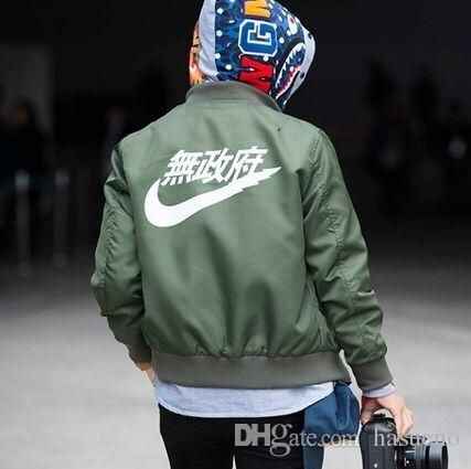 nike kanji bomber jacket
