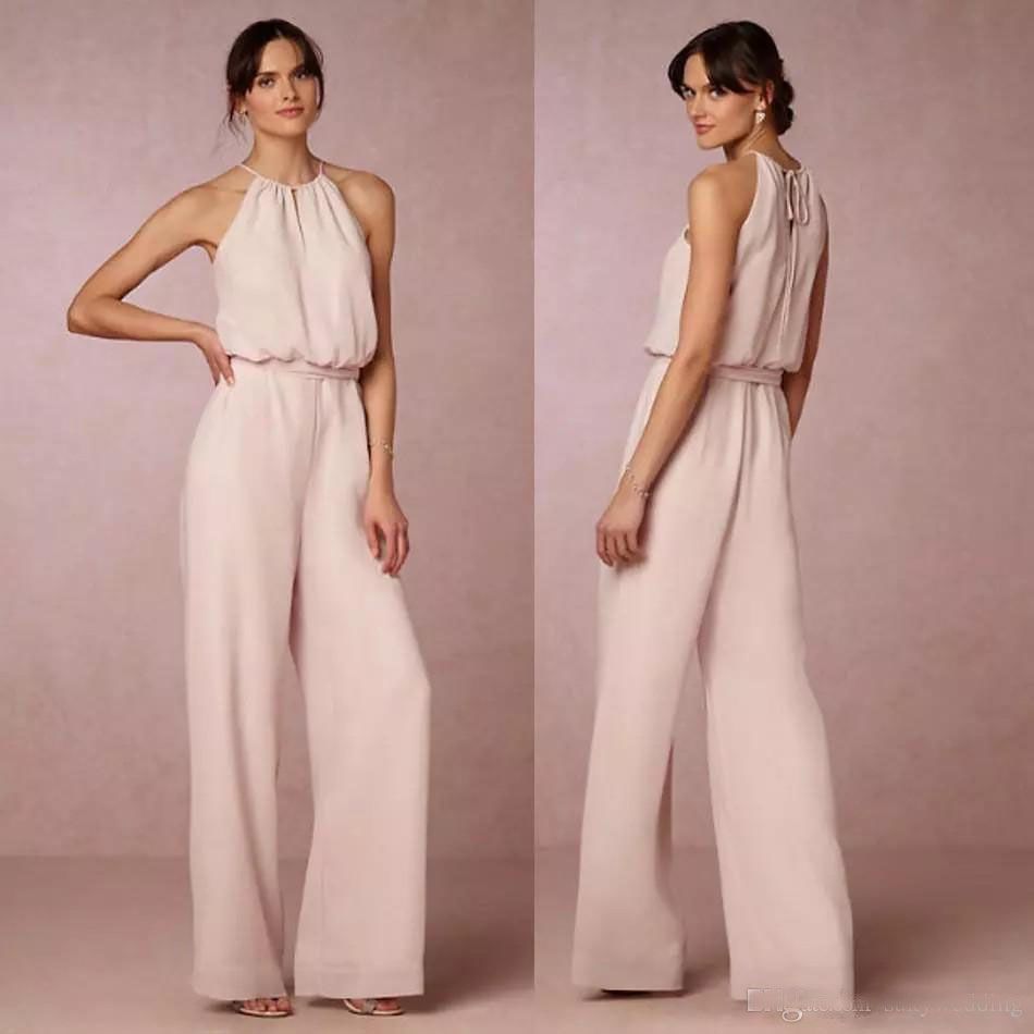 pink jumpsuit for wedding