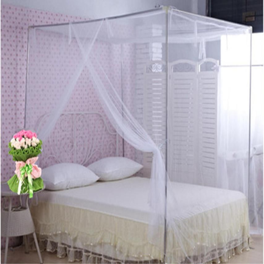 pink mosquito nets