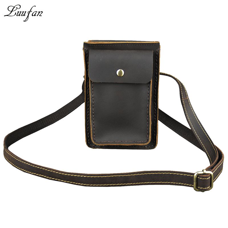 leather small messenger bag