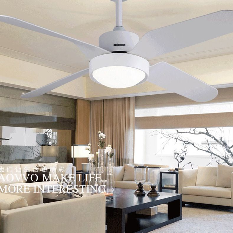 2019 52 Inch White Ceiling Fan With Five White Beadboard Blades And Light Kit Single Ceiling Fan Light Kit With Remote Control From Biaiju 181 55