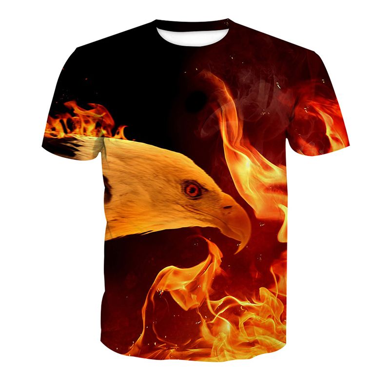 T-shirt fullprint Fire