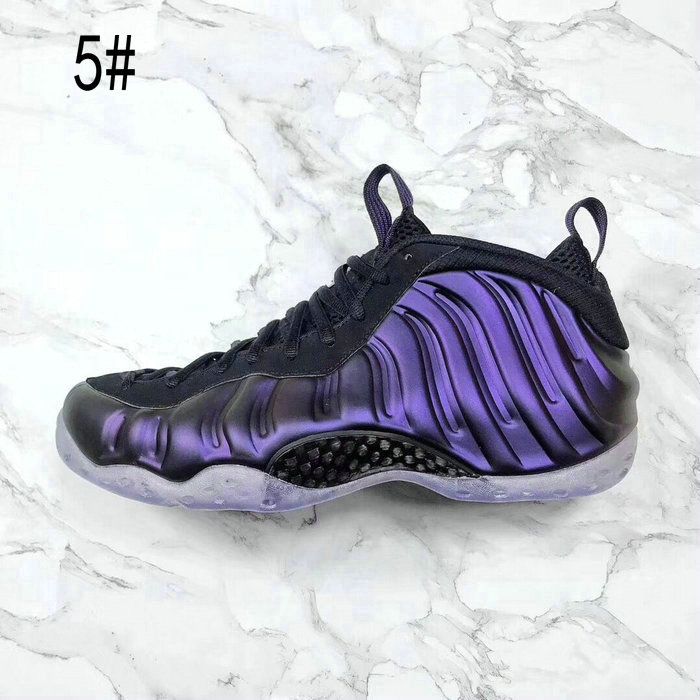purple foams shoes