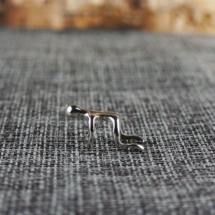 Orecchino A Polsino In Argento Sterling, Senza Piercing, Orecchino - Foto 8