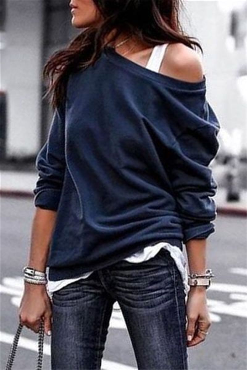 baggy off the shoulder tops