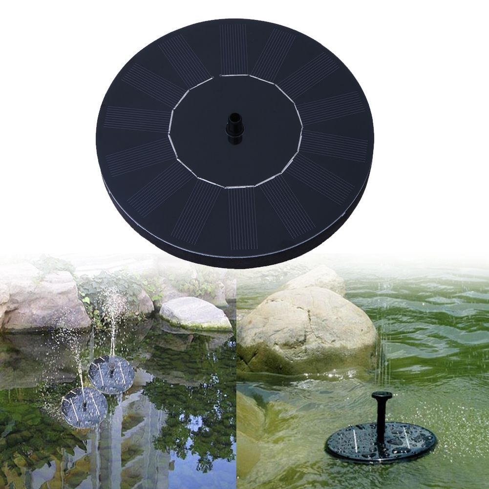 Solar Brushless Water Pump Garden Pool Fountain Pond Submersible Panel Kit UK