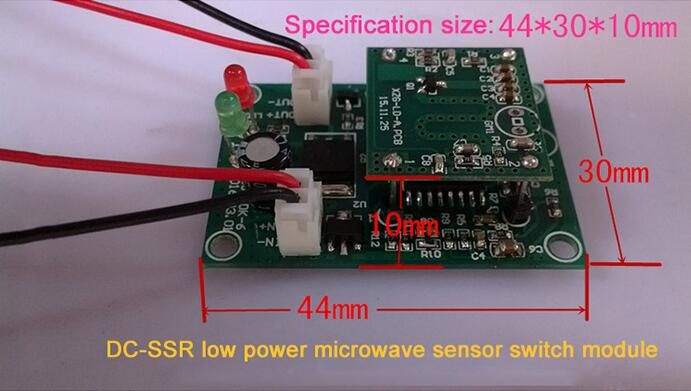 DC-SSR DC Microwave Sensor Schalter Radar Switch Module Human Body Induction DC-SSR DC Microwave Sensor Schalter Radar Switch Module Human Body Induction