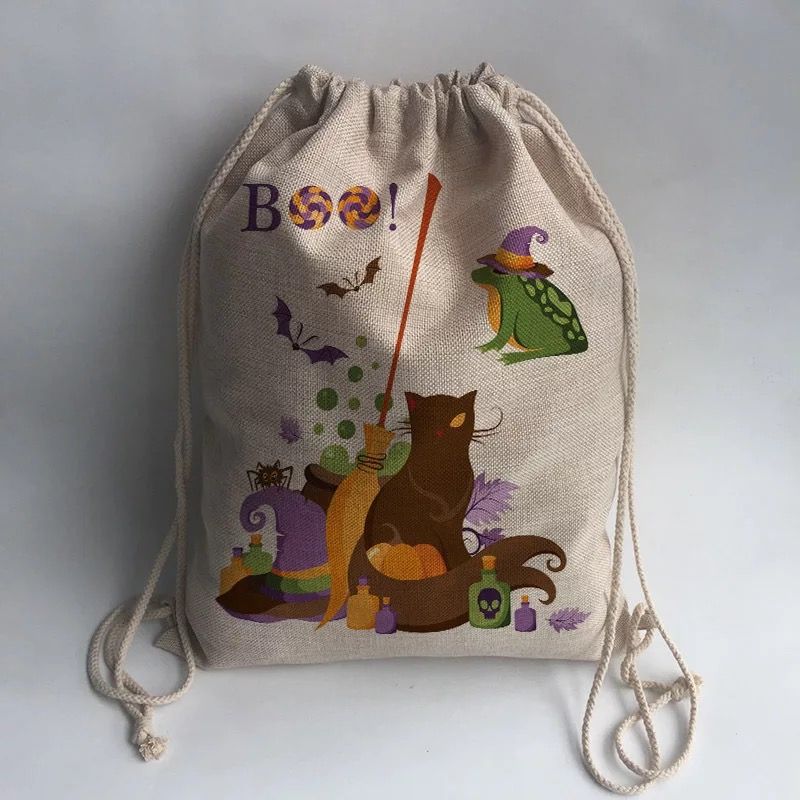 halloween drawstring backpack