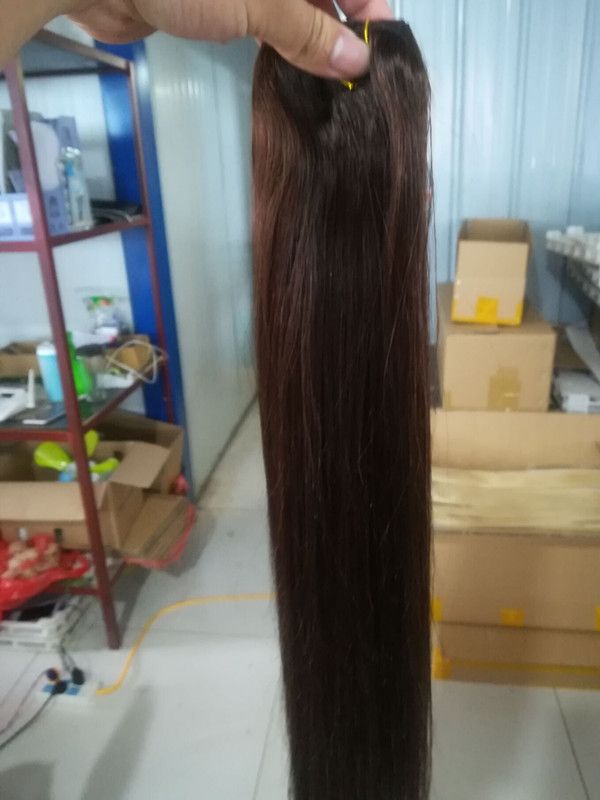 Elibess Hair Best Quality Hand Tied Human Hair Wefts 100grams 3