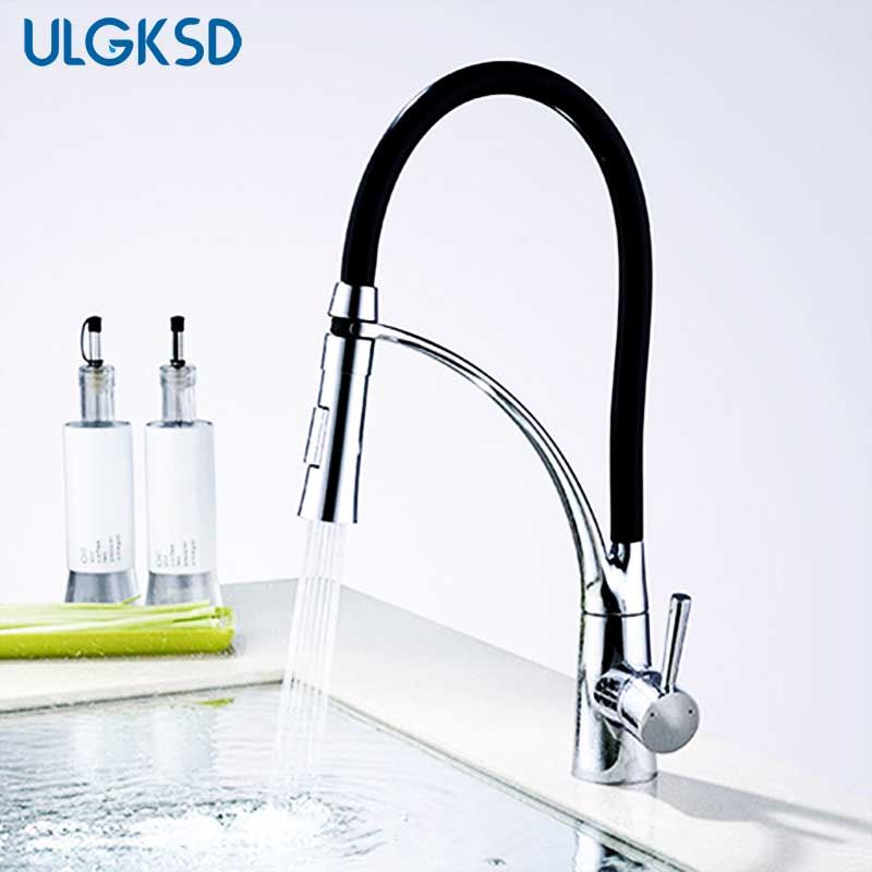2019 Ulgksd Kitchen Faucets Pull Out Sprayer Deck Mount 2 Types