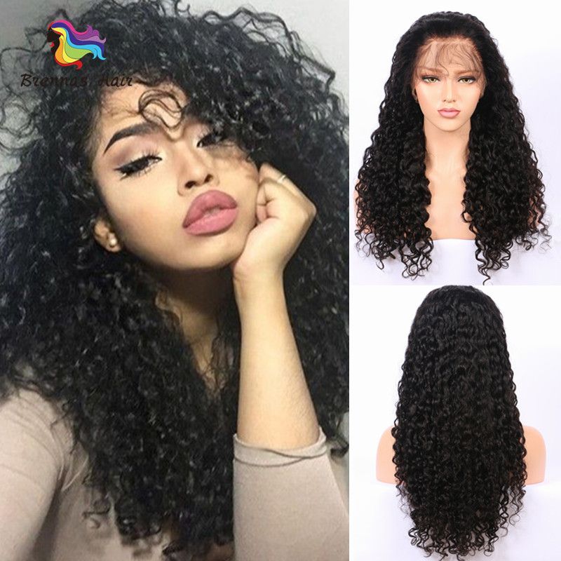 Factory Price Jerry Curl Lace Front Wigs 8 26inch Curly Brazilian