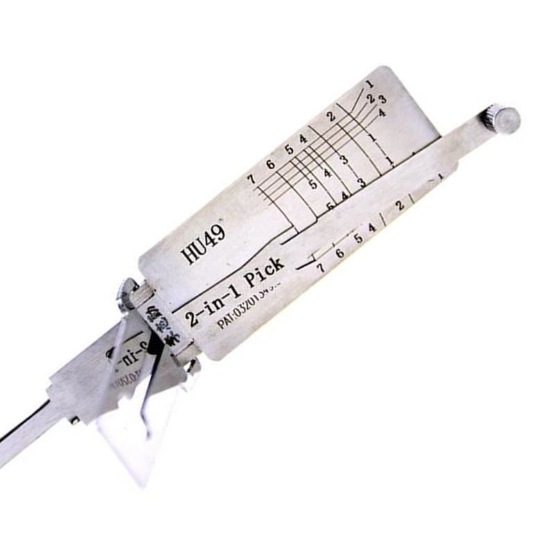 2019 New Lishi Hu49 Lock Pick Tool 2 In 1 Car Door Lock Pick