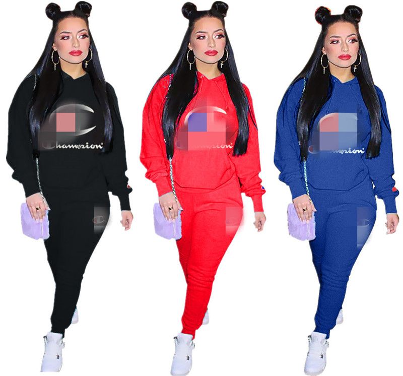 champion hoodie jogger set