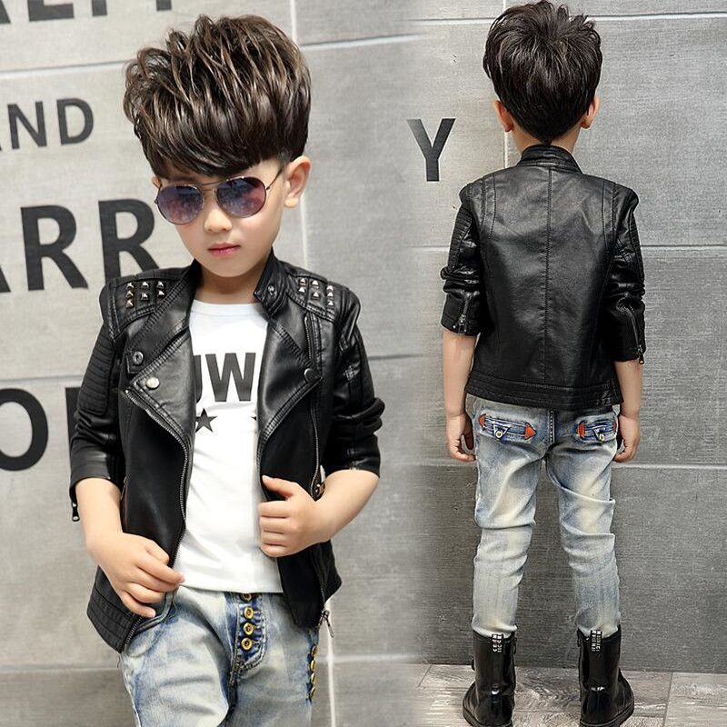 baby boy leather jacket