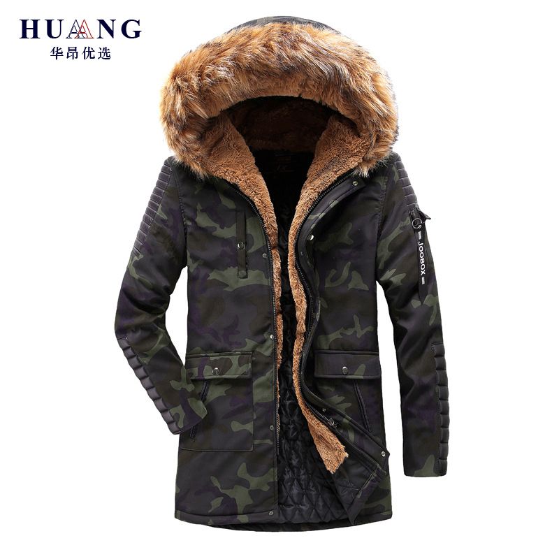 parka camuflaje hombre