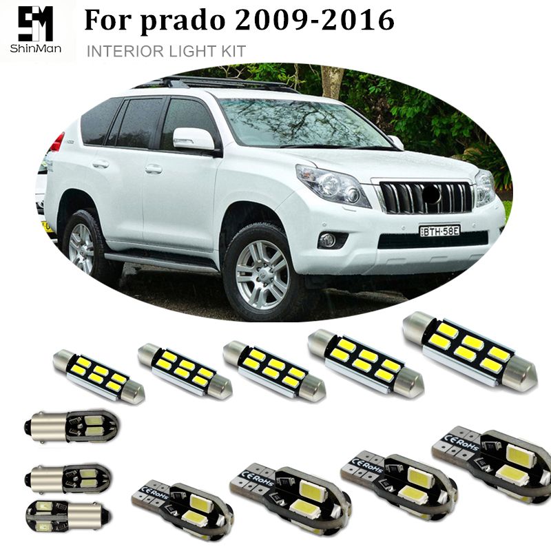 2019 Shinman Error Free Led Interior Light Kit Package For Toyota Prado Accessories 2009 2016 Auto Car Interior Light Kit From Molls 17 09