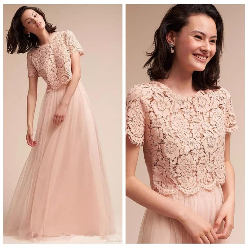 blush pink maxi dress with sleeves