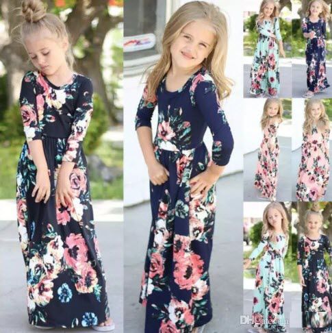 Grosshandel Kinder Baby Madchen Mode Boho Long Maxi Kleid Kleidung Langarm Floral Kleid Baby Bohmischen Sommer Floral Prinzessin Kleid Kka4375 Von Leelee 709 5 64 Auf De Dhgate Com Dhgate