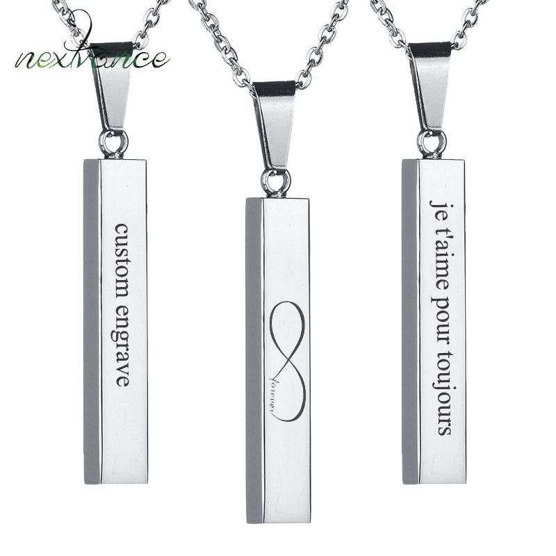 Whole Nextvance Custom Square Strip Pendant Necklace Engraved Name Bar For Women Men Personalized Gift Geometric Jewelry Gold Jewellery From Newlake 24 29 Dhgate Com - White Gold Square Bar Pendant Whole Nextvance Custom Square Strip Pendant Necklace Engraved Name Bar For Women Men Personalized Gift Geometric Jewelry Gold Jewellery From Newlake 24 29 Dhgate Com - White Gold Square Bar Pendant