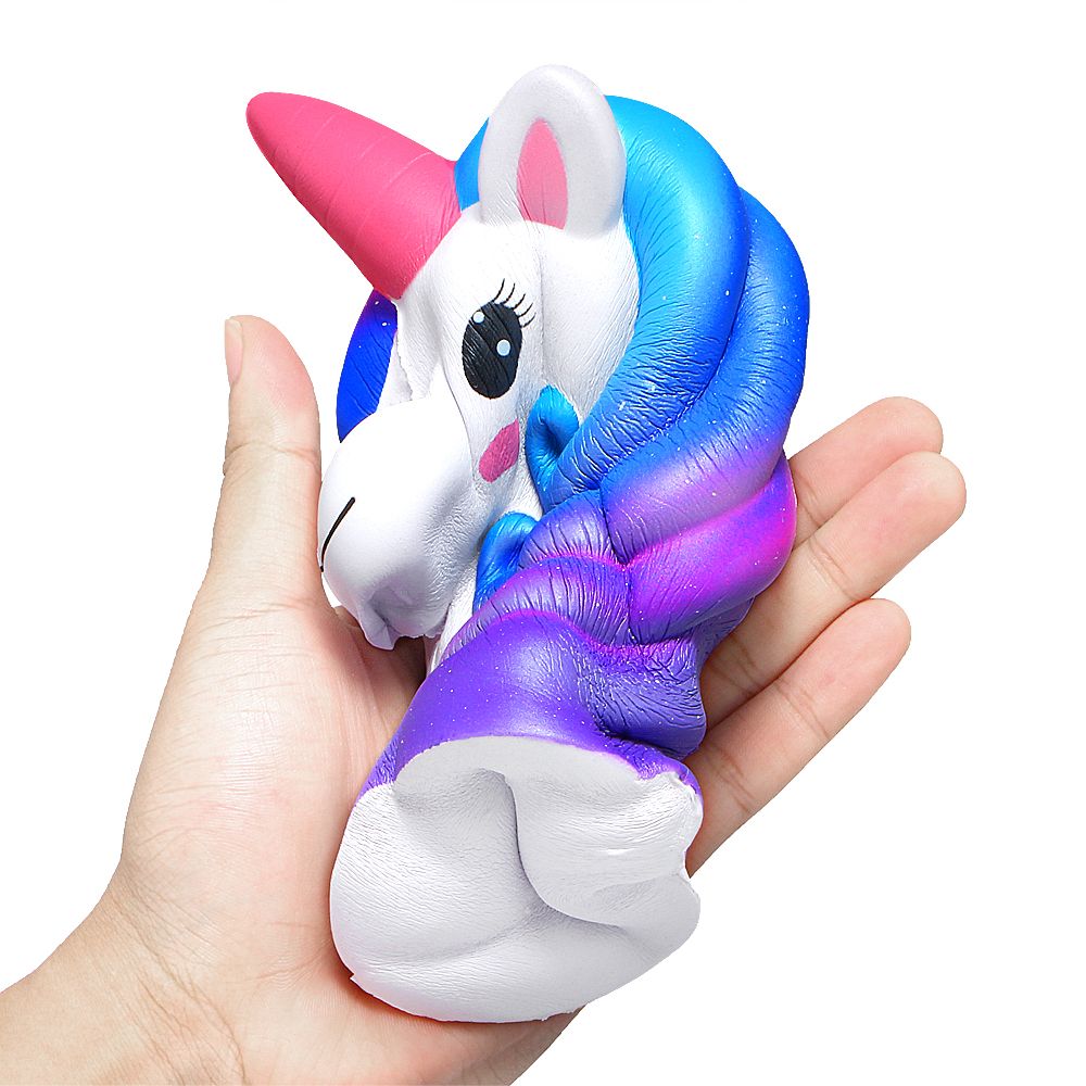 unicorn head squishy