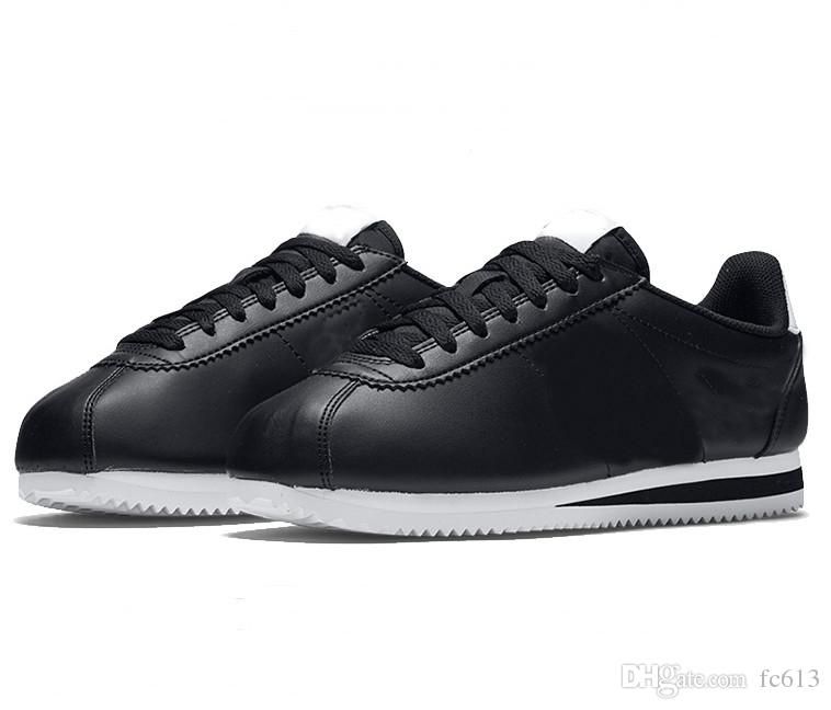 black leather cortez shoes
