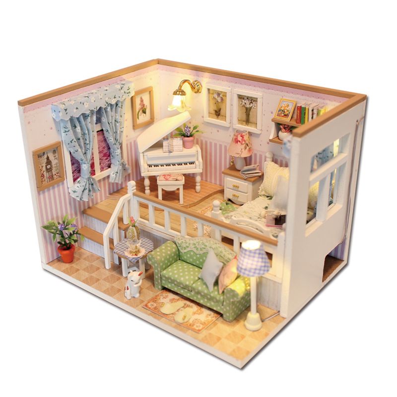 diy wooden dollhouse