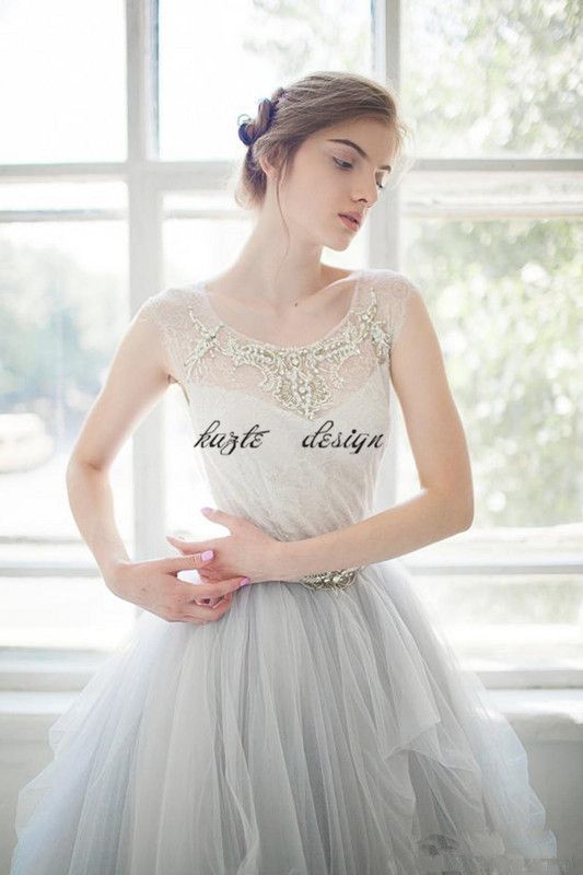 ombre beach wedding dress