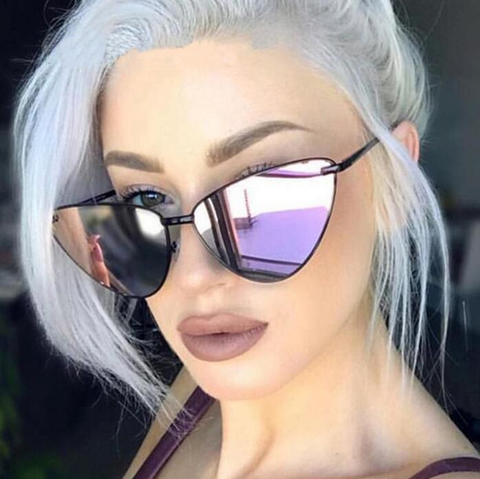 Vintage Retro Womens Animal Print Cat Eye Designer Sunglasses Fashion Shades