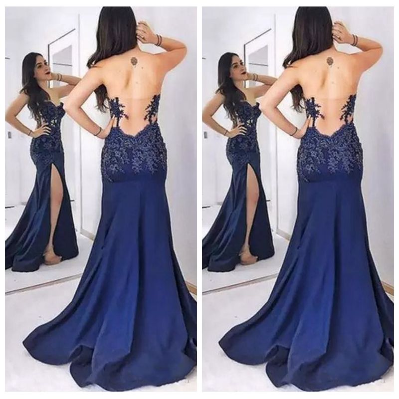 slim prom dresses 2019
