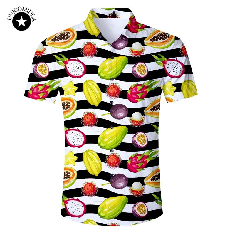 mens shirts with fruit on them