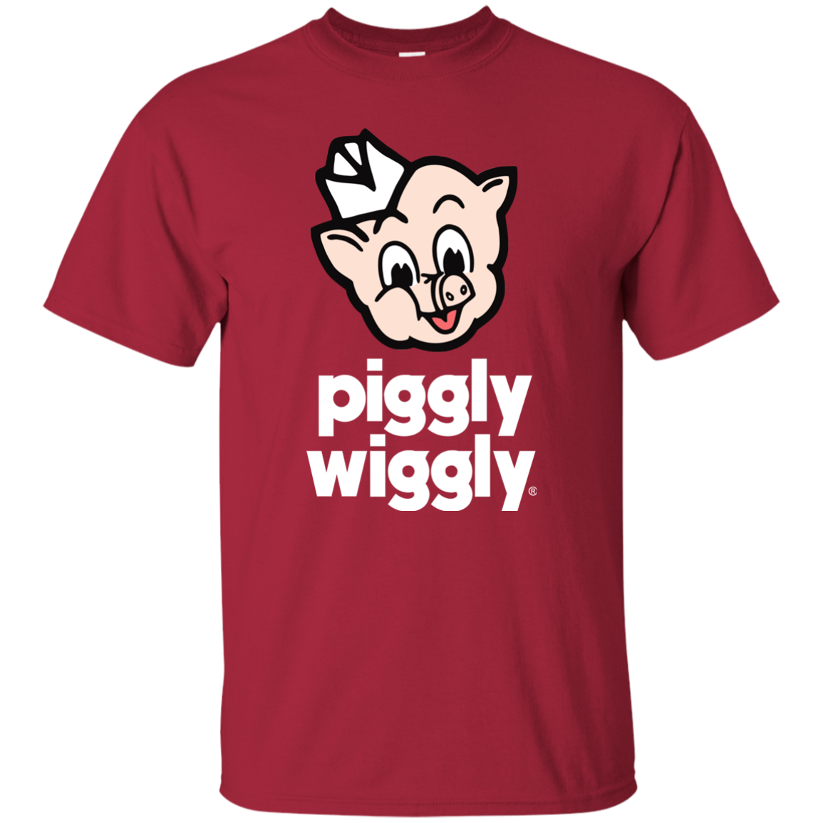 Piggly Wiggly Porky Pig Supermarket Grocery Cartoon Funny Retro G200 Gi Funny Unisex Casual Tee Gift Best Tee Shirt Sites Online Funky T Shirts From Elite Direct 12 96 Dhgate Com