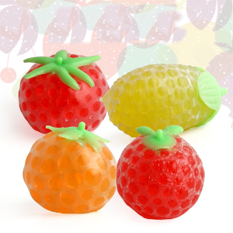 fruit shaped stress balls