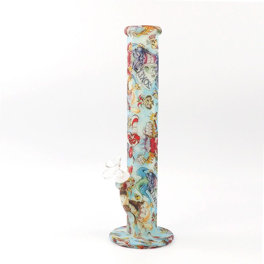 Wholesale Limited Edition Silicone Water Bong With Printed Pattern
