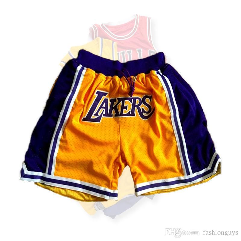 lakers just don shorts replica