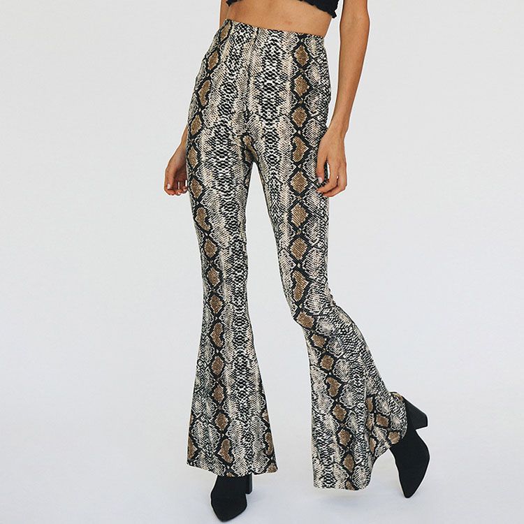 Acquista Pantalone A Vita Alta Sexy Aderente A Vita Alta In Serpente Con  Stampa Serpente E Pantaloni Lunghi Taglia SMLXL A 15,7 € Dal Honey521521521  | It.DHgate.Com
