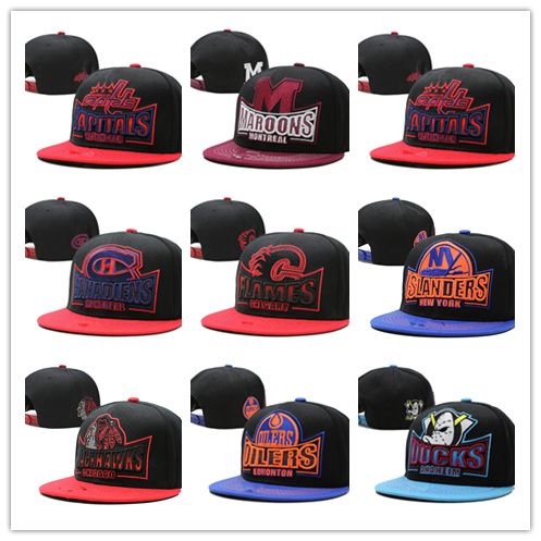 nhl strapback hats