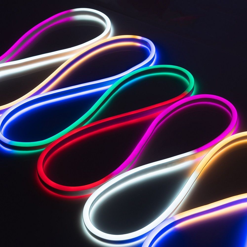 WYZworks Red Flexible Waterproof Soft Single Sided LED Neon Rope Light Strip Bar 