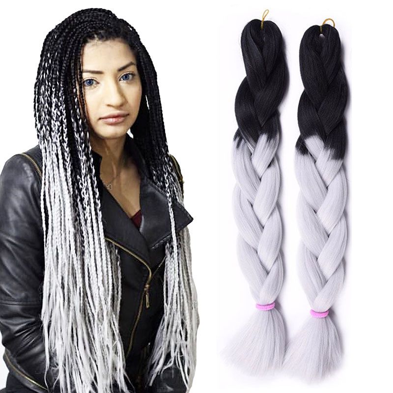2019 Ombre Expression Braiding Hair Extensions 100gkanekalon