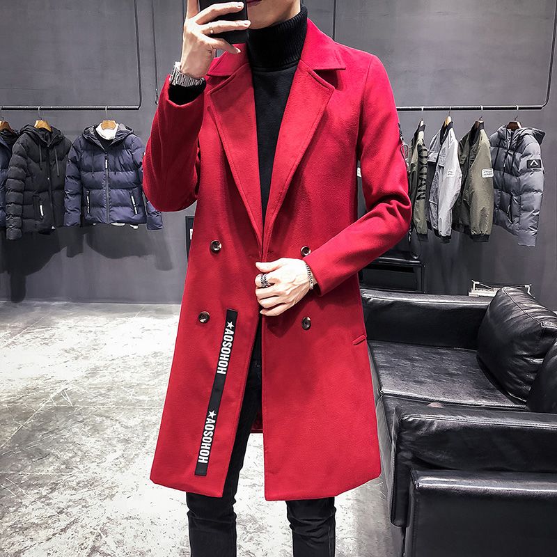 Mens Long Red Trench Coat – Tradingbasis