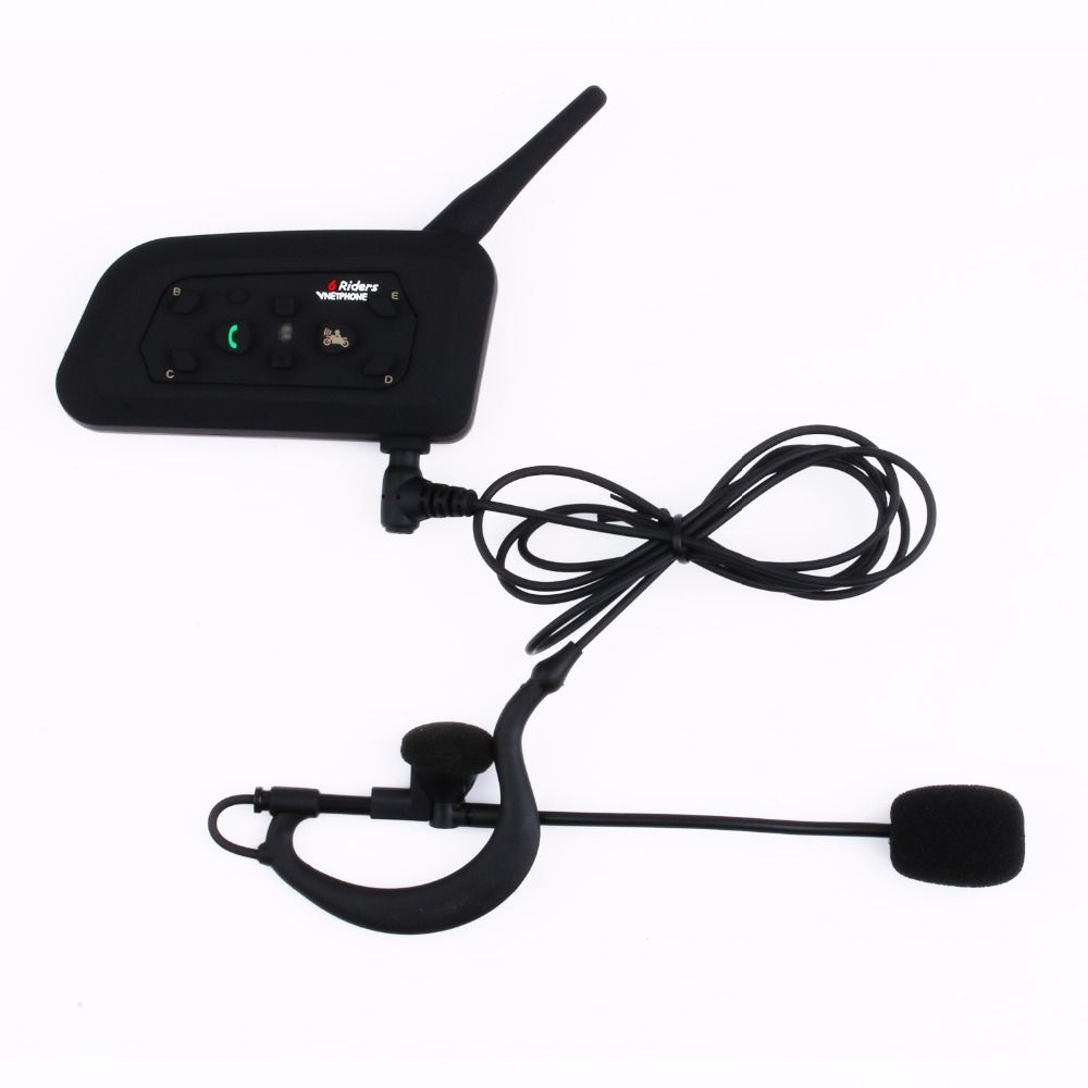 3 Way Football Referee Walkie Talkie Headset V6C 1200M Full Duplex Bluetooth
