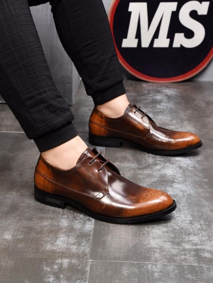 real leather oxfords