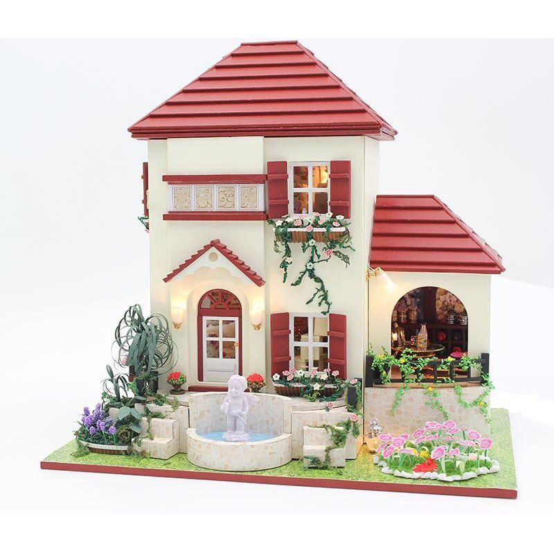 Diy Handmake Doll Houses Wooden Doll House Unisex 3d Dollhouse