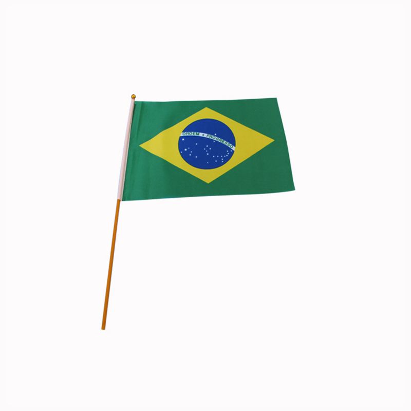 Grosshandel 14 21cm Brasilien Hand Wehende Flagge World Cup Flagge Freies Verschiffen 100 Polyesterhandflagge Von Amy15 19 39 Auf De Dhgate Com Dhgate