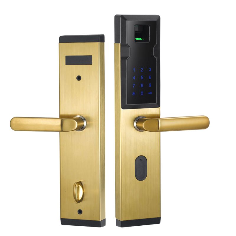 2019 Commercial Fingerprint Home Security System Intelligent Rf Card Lock Pass Code Door Lock For Bedroom Door From Jcsmarts Lock 133 67