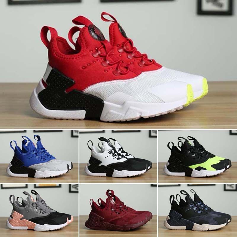 red white black huaraches